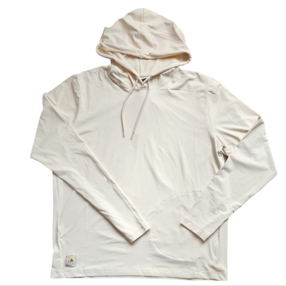 NWT Pendleton Rash Guard Surfer's Hoodie Sand Beige Quick Dry Men's Large - Picture 1 of 5